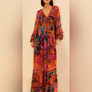 FARM Rio Vintage Wave Maxi Dress